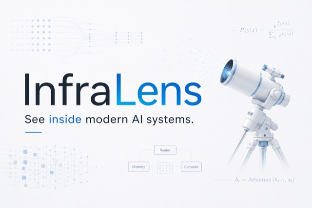 InfraLens slogan banner