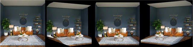 Tour into the Picture result on a chilli room image