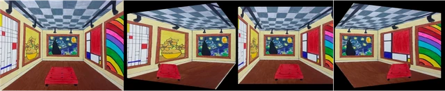 Tour into the Picture result on a simple room image