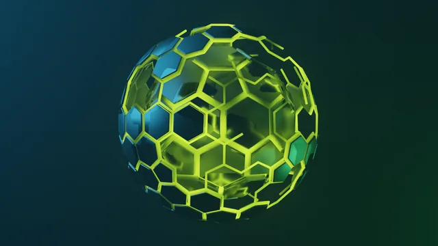 Metal planet Blender rendering